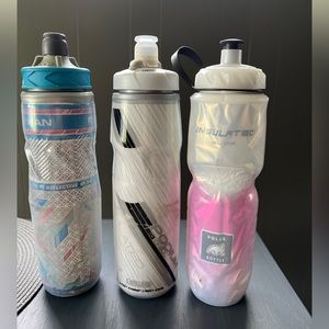 3 bicycle water bottles